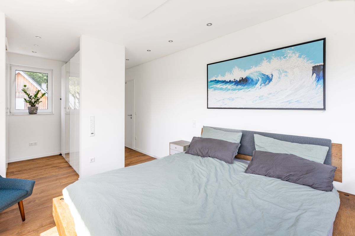 Schlafzimmer mit Ankleide