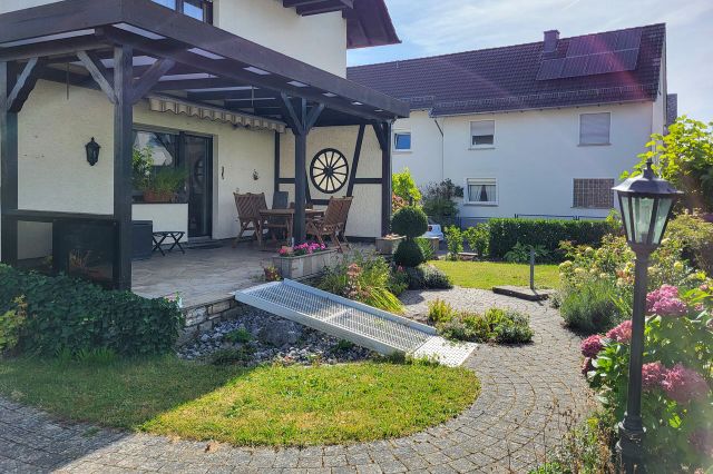 Blick auf die Terrasse