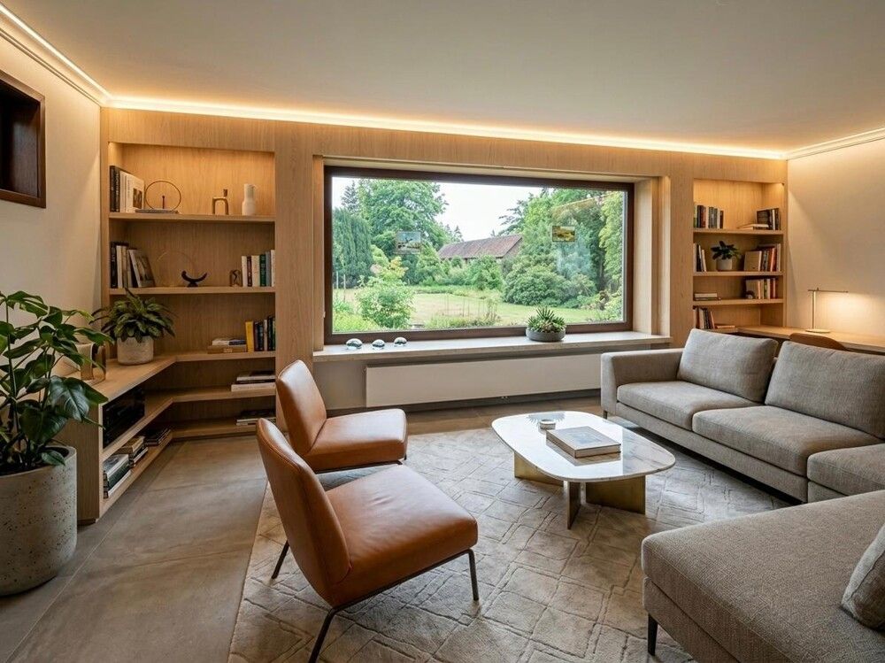 Wohn-/Esszimmer (KI)