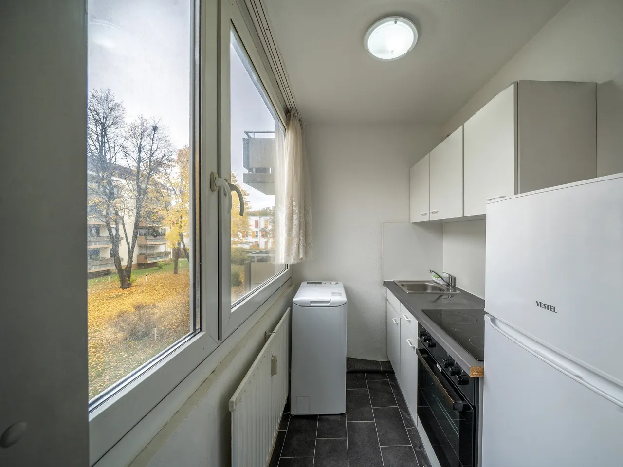 Küche mit Fenster