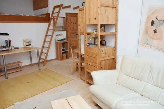 Linden,  Gemütliche Wohnung, im Garteninnenhof, viel Naturholz, frz. Balkon.