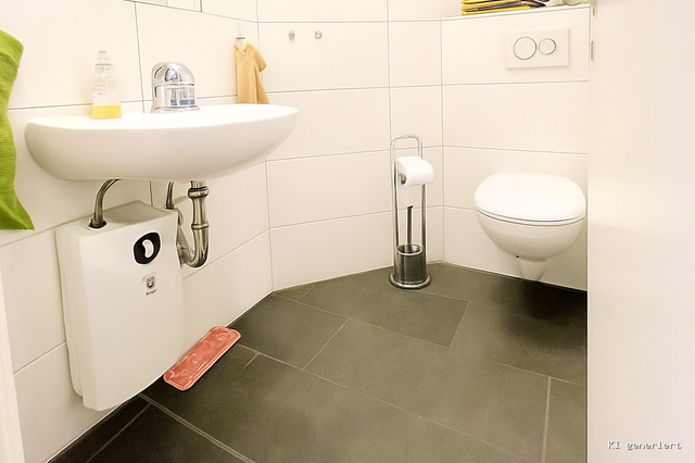 Gäste-Toilette im Erdgeschoss