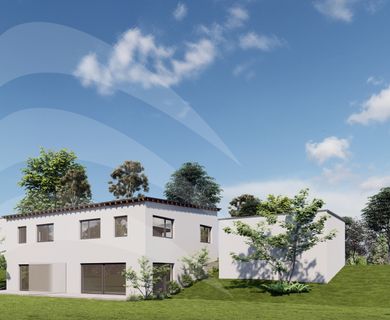 KfW40 Neubau: Traumhafte Doppelhaushälfte mit schönem Grundstück im Baugebiet Neukirchen am Inn