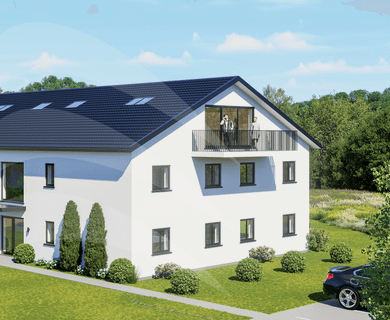 NEUBAU KFW40 mit QNG: Exklusive 3-Zimmer-Dachgeschoss-Wohnung in Donaustauf/Sulzbach