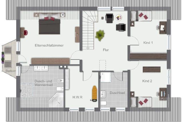 Grundriss Obergeschoss