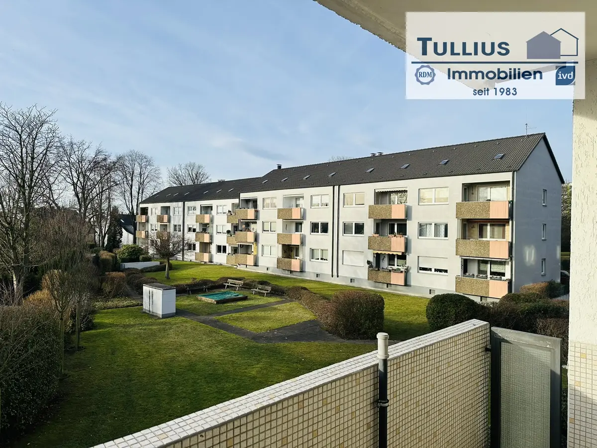 Blick vom Balkon