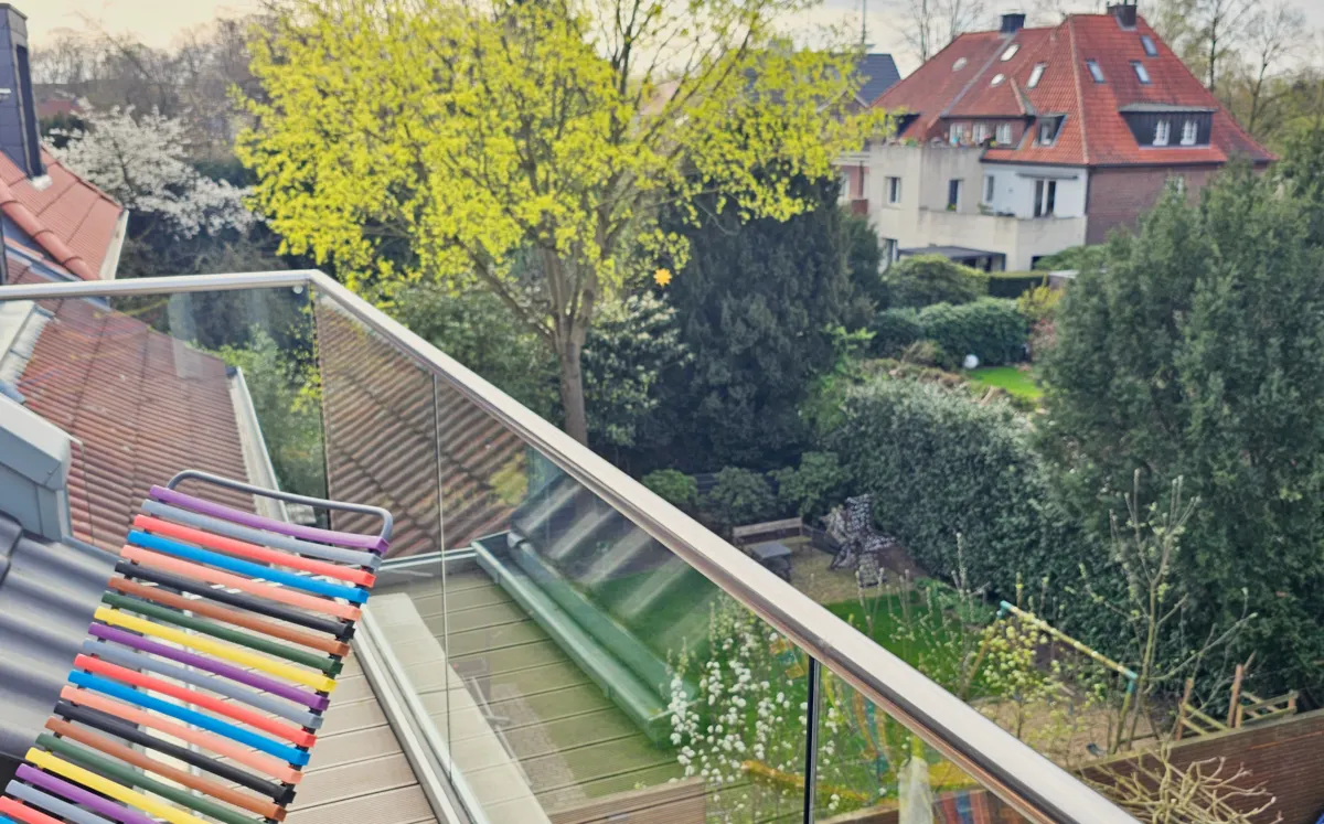 Ausblick von der Dachterrasse