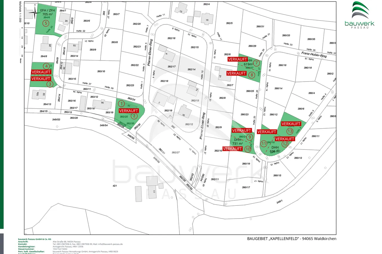 Grundstücke-Waldkirchen-Kapellenfeld III+IV+V
