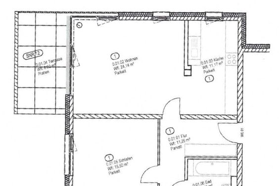 27531 HomeCompany Dresden Möbliert/Furnished 3-Zimmer Wohnung in Radebeul mit Terrasse max. 4 Personen