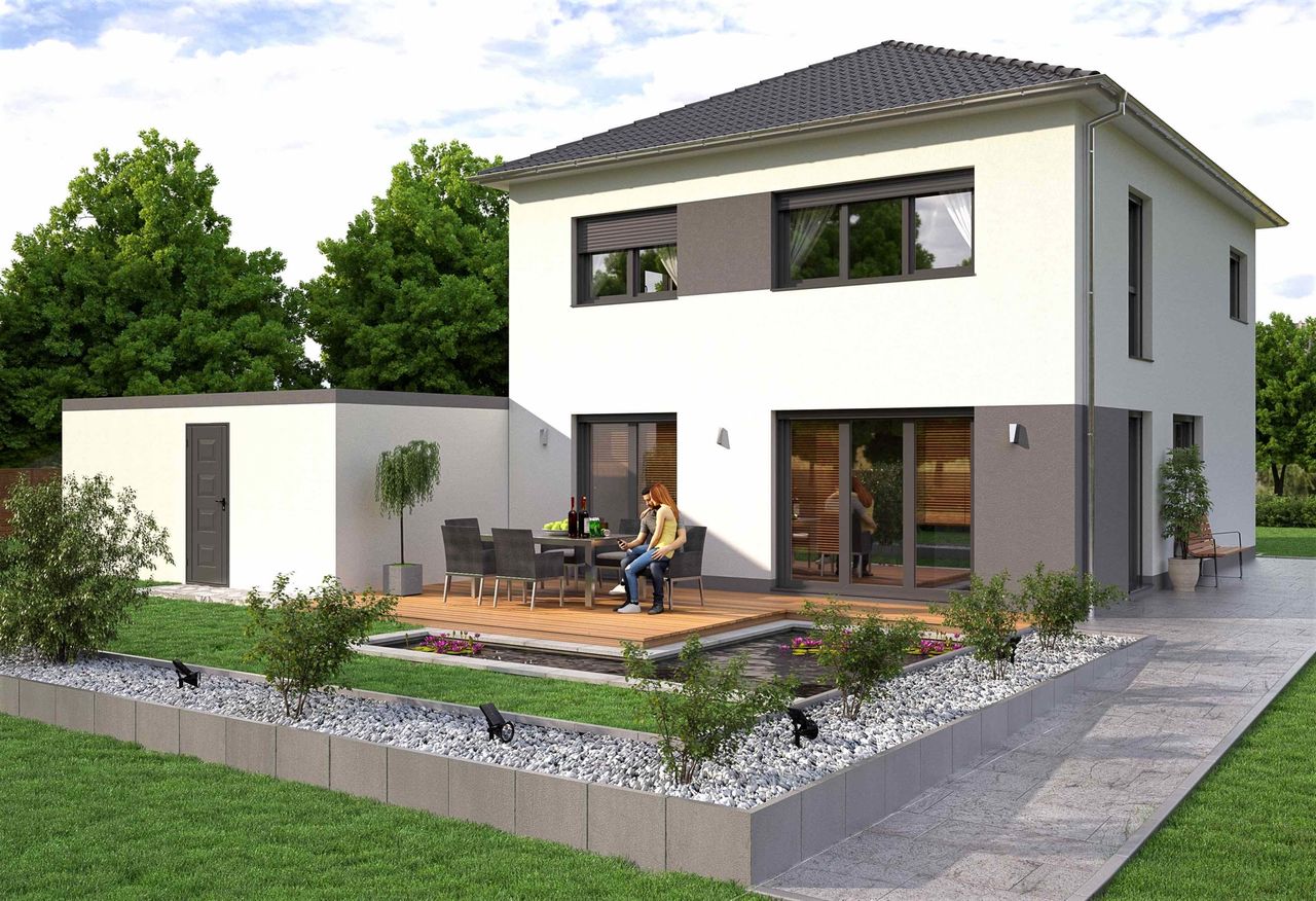 Haus-Q9-XM - Gartenansicht