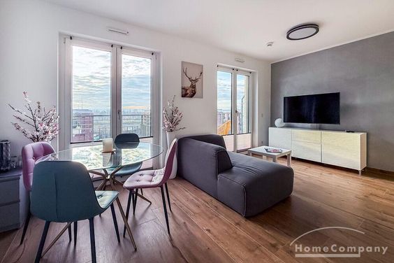 26055 HomeCompany Dresden Möbliert/Furnished 1-Zimmer Apartment in Dresden-Hafencity mit Balkon max. 2 Personen