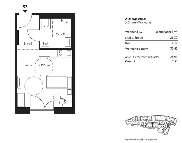 Wohnung 53 Grundriss