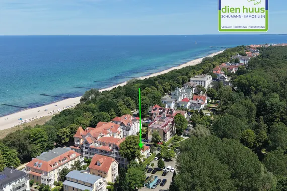 !! RESERVIERT !! Eigentumswohnung im Dünenschloss in Kühlungsborn mit unmittelbarer Strandnähe