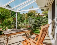 Sonnige Terrasse