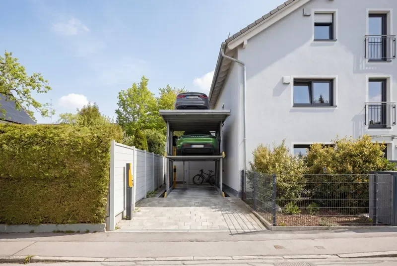 Versenkbarer Duplexstellplatz