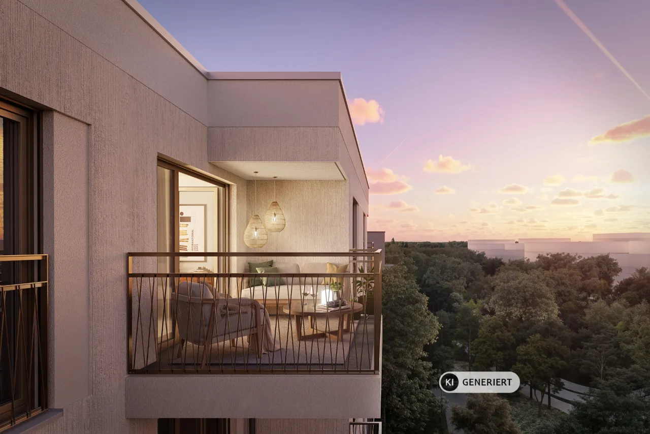 KI Visualisierung Balkon
