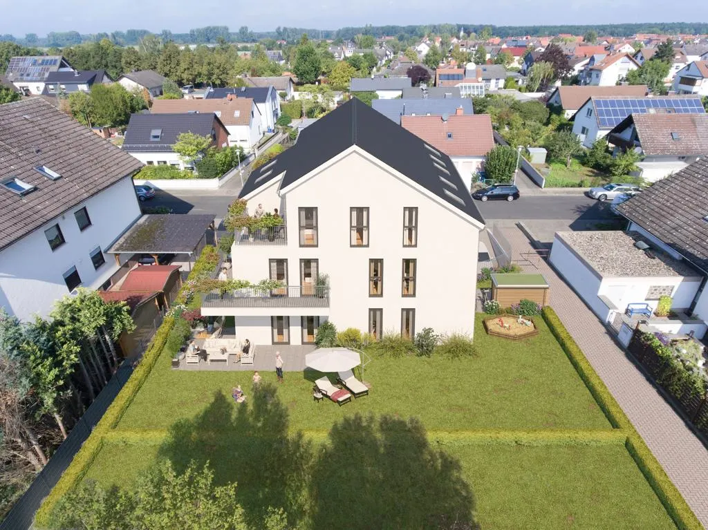 Objektansicht Dachgeschoss Balkon