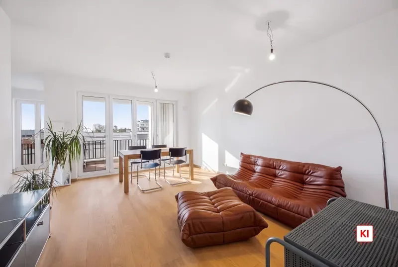 KI-generiert: Wohnzimmer