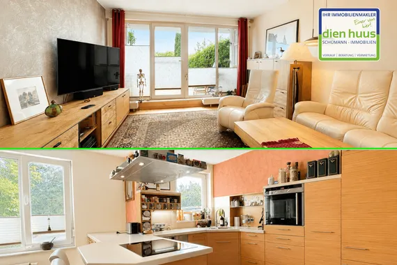 Attraktive Erdgeschosswohnung mit Terrasse und Gartenanteil in Rostock