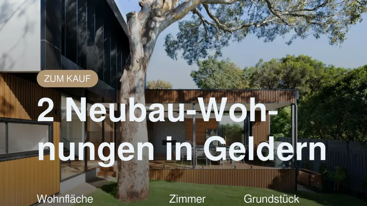 Neu im Angebot: 2 Neubau-Wohnungen in Geldern