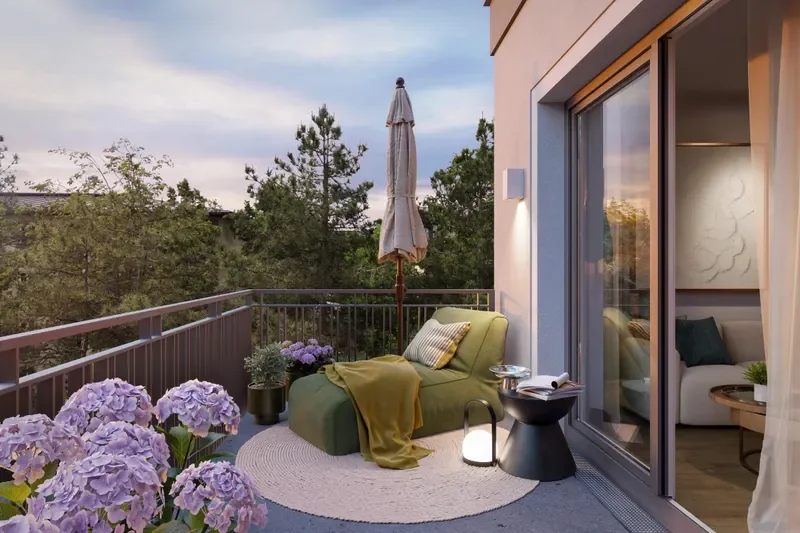 Visualisierung Balkon