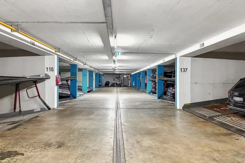 Blick in die Garage
