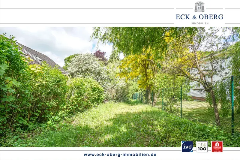 Erschlossenes Baugrundstück in naturnaher Lage mit direktem Eiderzugang nähe Schulensee