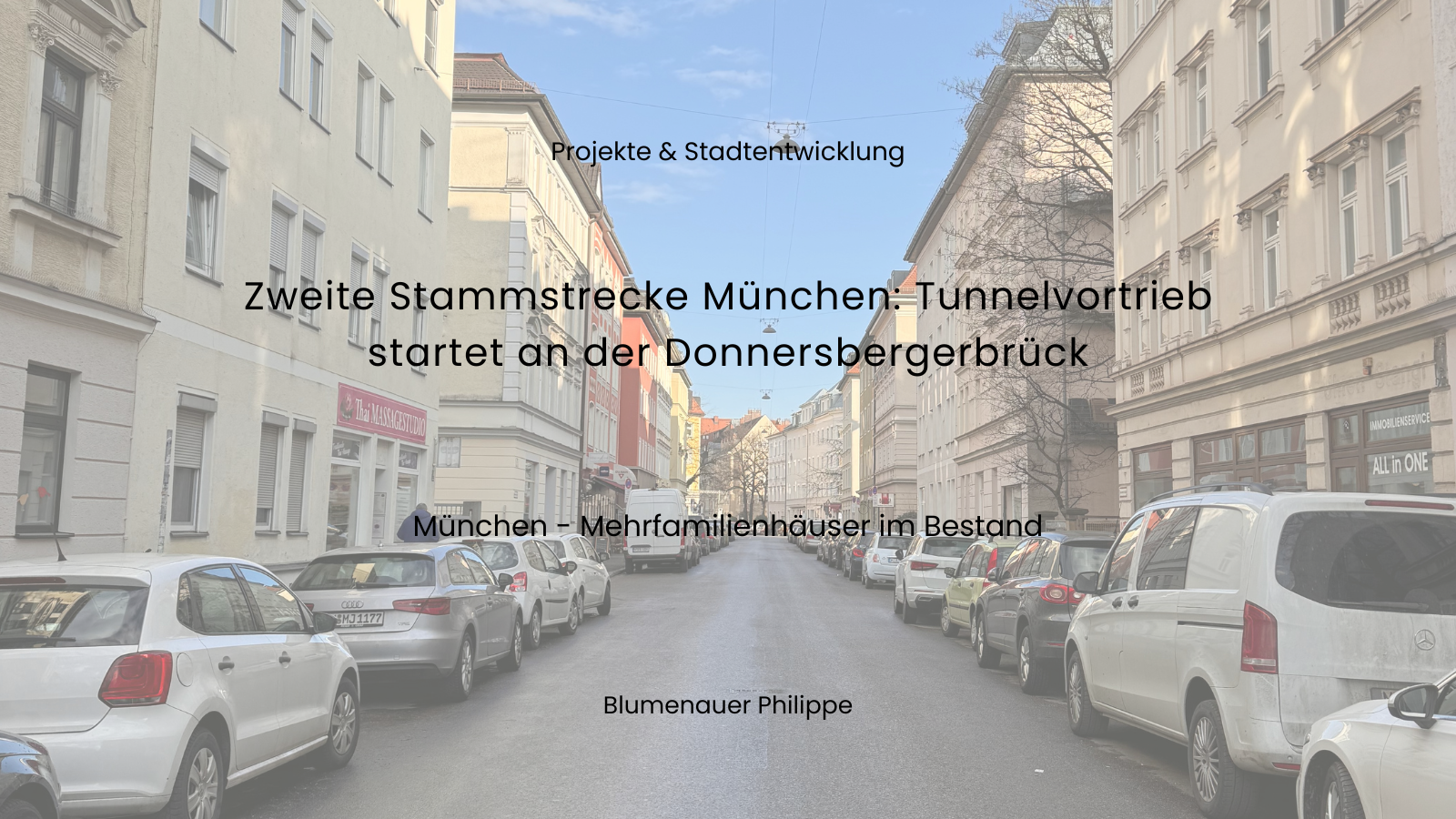 Zweite Stammstrecke München: Tunnelvortrieb startet an der Donnersbergerbrücke