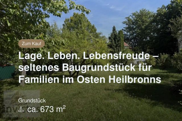 Neu im Angebot: Lage. Leben. Lebensfreude – seltenes Baugrundstück für Familien im Osten Heilbronns