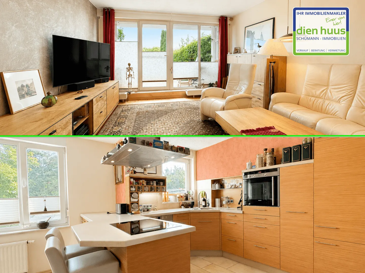 Attraktive Erdgeschosswohnung mit Terrasse und Gartenanteil in Rostock