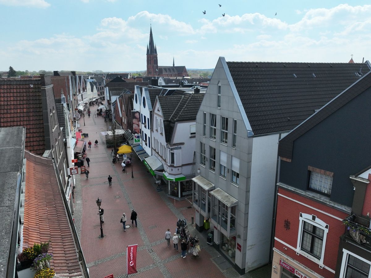 Blick in die Fußgängerzone