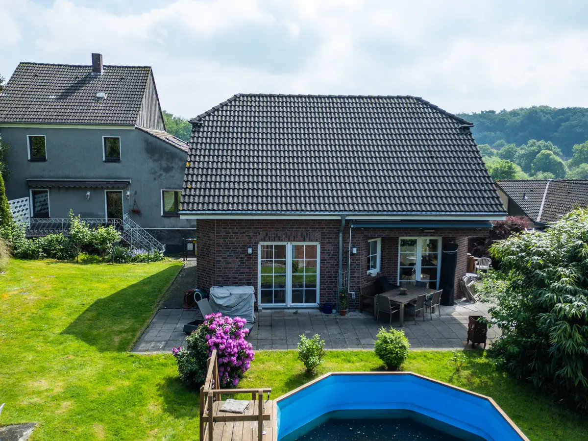 Haus Hinteransicht
