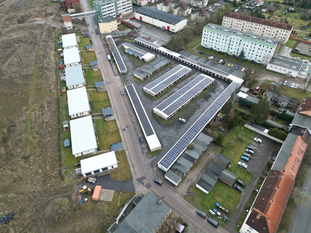 Garagenpark Draufsicht
