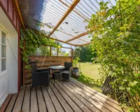 Überdachte Terrasse