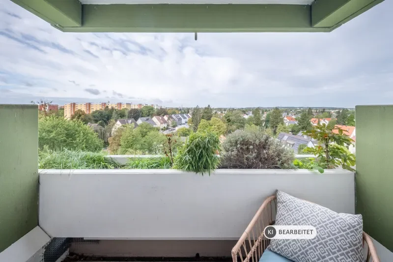 Ausblick von Loggia