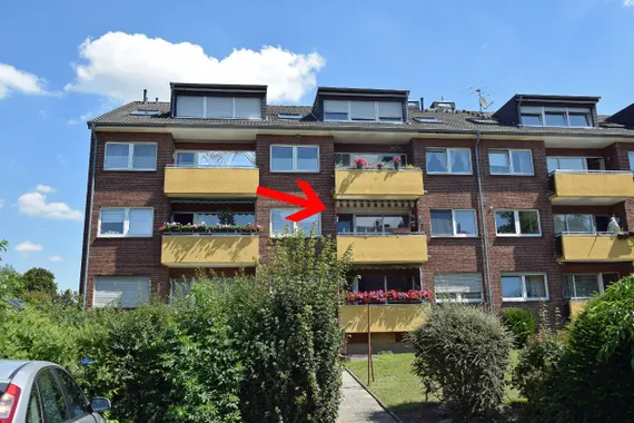 Großzügige 3-Zimmerwohnung mit Balkon in ruhiger Lage von 41334 Nettetal-Lobberich
