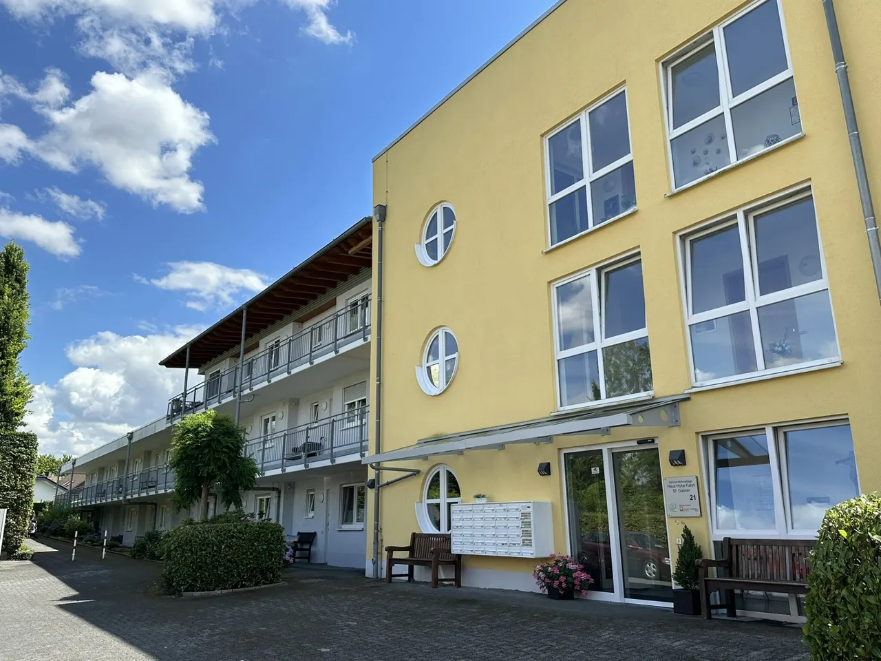 Schöne, barrierefreie 2-Zimmer-Erdgeschosswohnung mit Loggia für Senioren in Werl