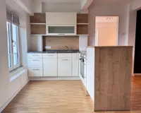 Voll ausgestattete Küche 