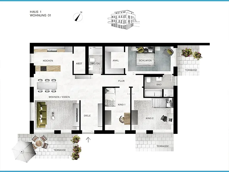 Grundriss WHG 1