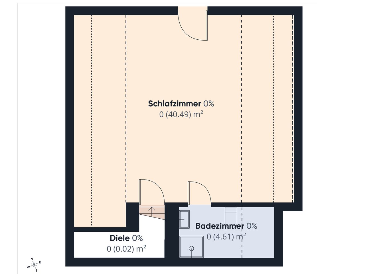 Grundriss Spitzboden
