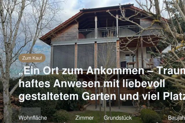 Neu im Angebot: „Ein Ort zum Ankommen – Traumhaftes Anwesen mit liebevoll gestaltetem Garten und viel Platz!