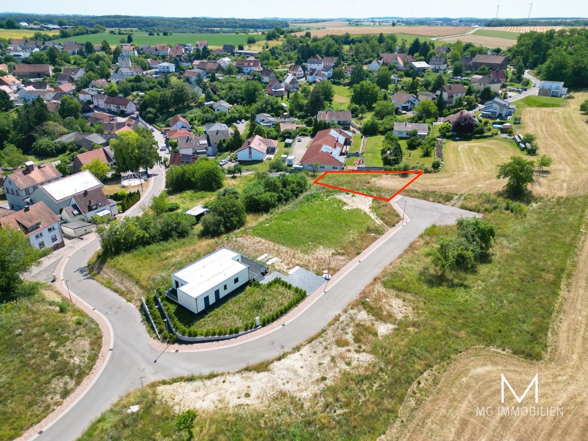 Ansicht Baugrundstück