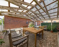 Überdachte Terrasse
