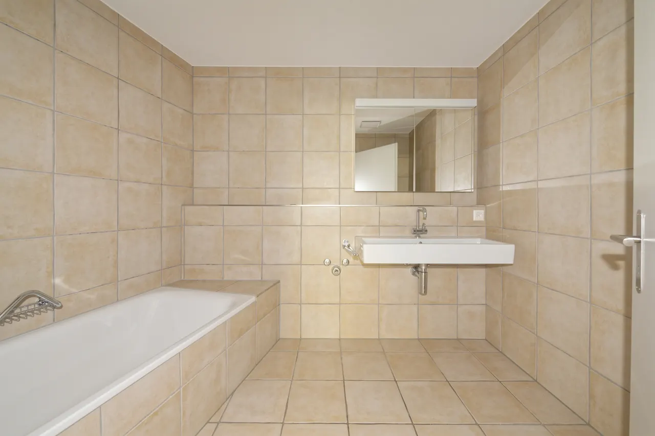 Bad en-Suite mit Wanne