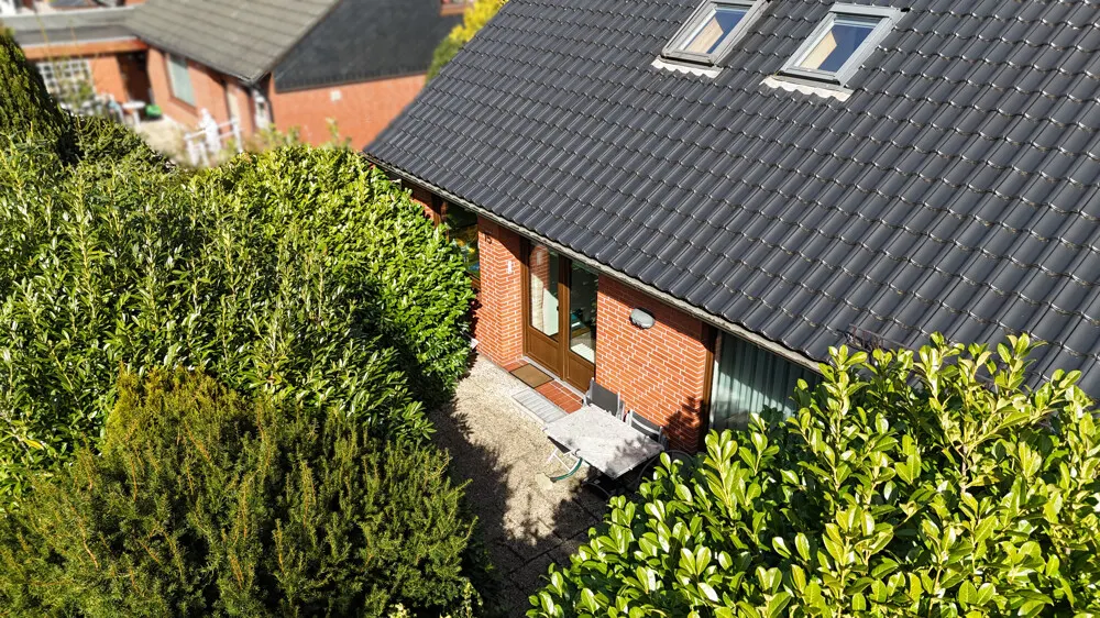 Die geschützte Terrasse