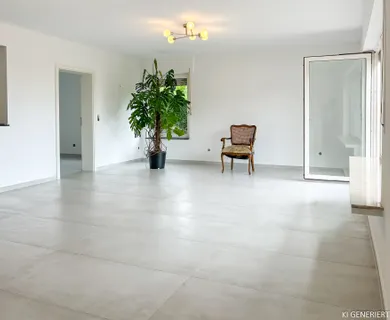 Alles auf Anfang: Frisch renovierte 1,5-Zimmer-Souterrainwohnung mit Terrasse und Grünblick