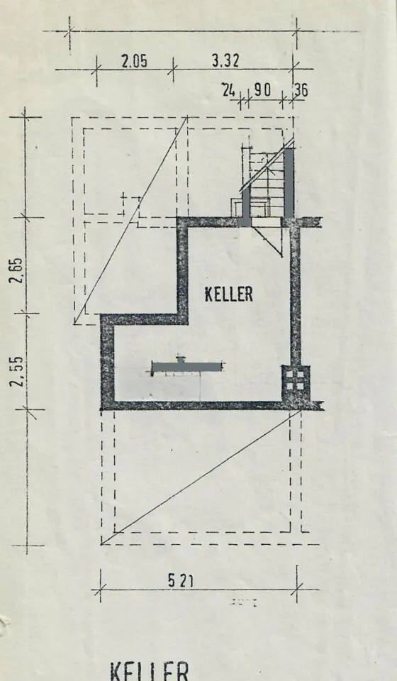 Grundriss Keller