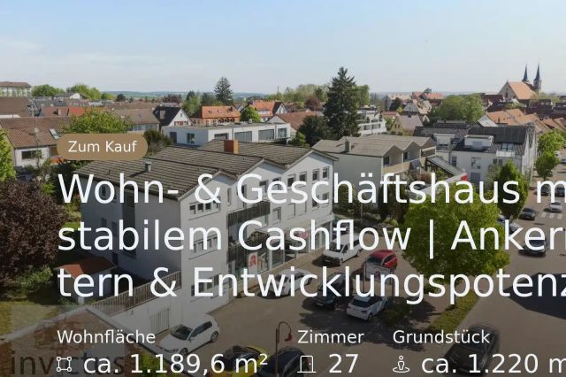 Neu im Angebot: Wohn- & Geschäftshaus mit stabilem Cashflow | Ankermietern & Entwicklungspotenzial