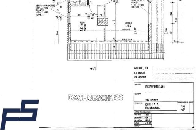 Grundriss Dachgeschoß