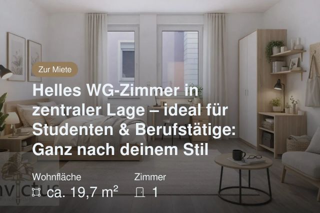 Nicht mehr verfügbar: Helles WG-Zimmer in zentraler Lage – ideal für Studenten & Berufstätige: Ganz nach deinem Stil